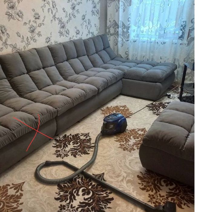 Продается раскладной диван ,кресло ,пуфик с ящиком для хранения вещей