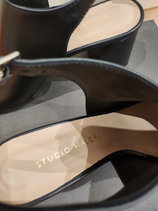 Дамски обувки № 38 - цвят черен, естествена кожа