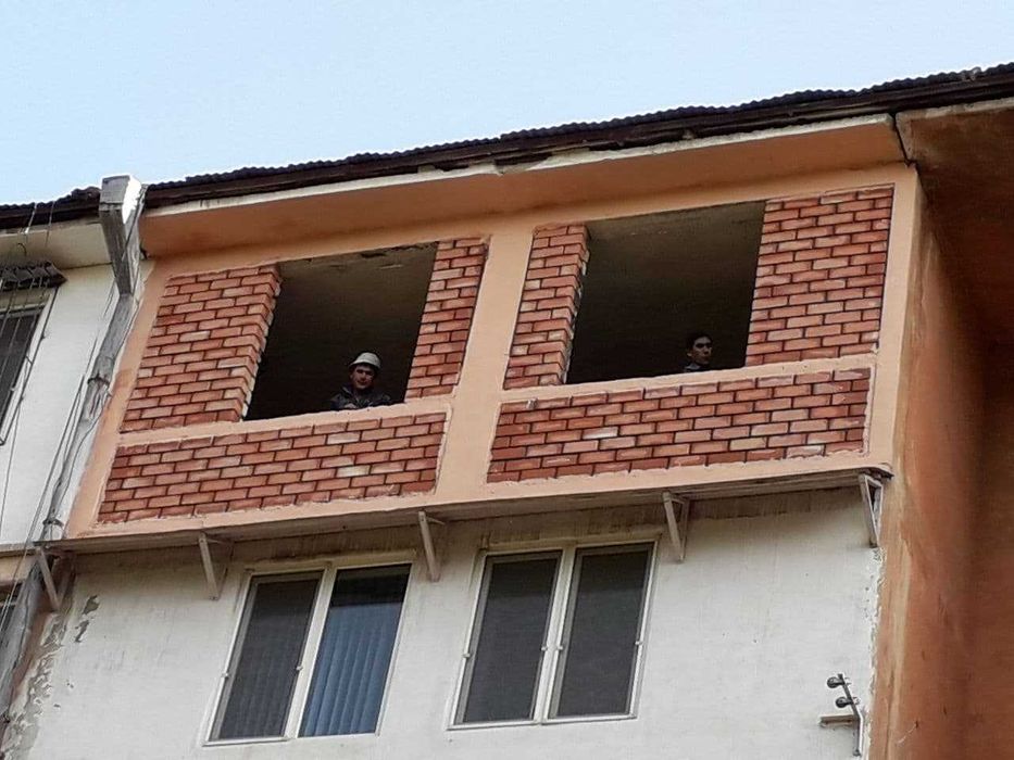 Balkonga gisht teramiz!