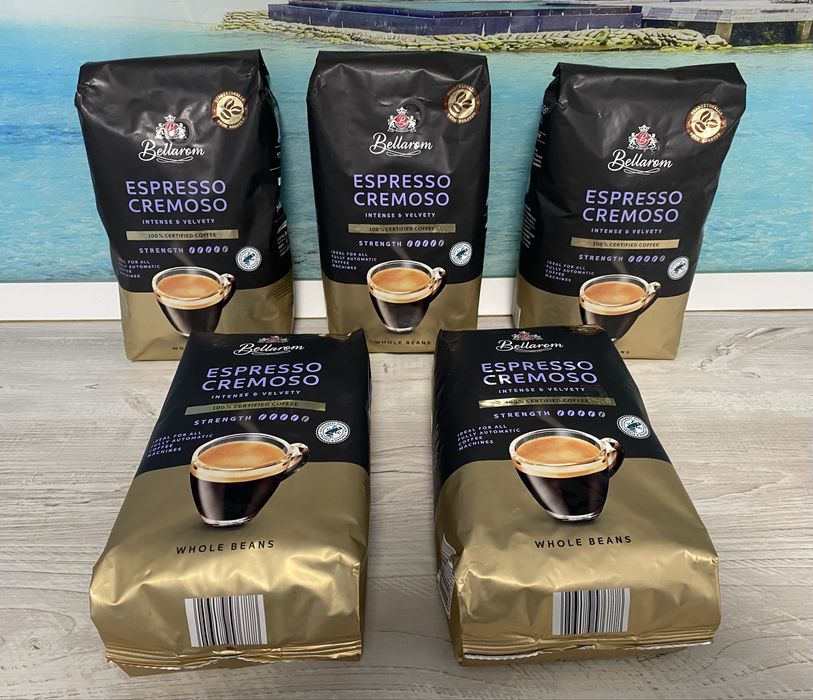 Cafea boabe espresso cremoso Bellarom, 1 kg (trimit prin curier)