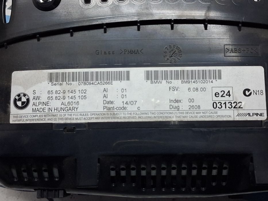 Navigatie Display BMW e90 Seria 3 2007