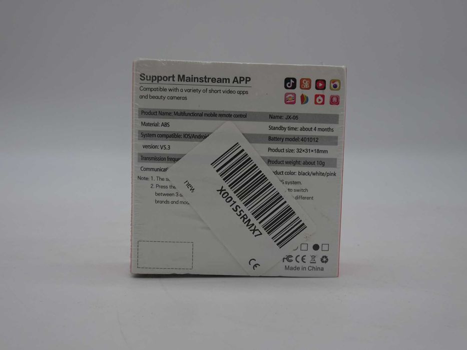 Inel inteligent cu telecomandă Bluetooth JX-05