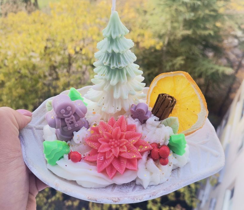 Коледни Сладкиши Свещи