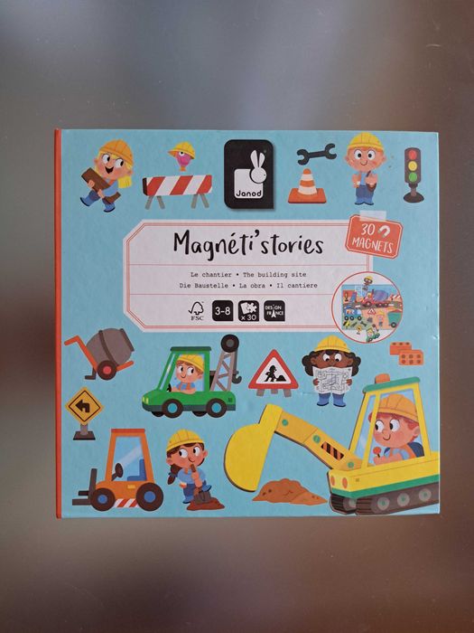 Магнитна игра Janod на строителната площадка