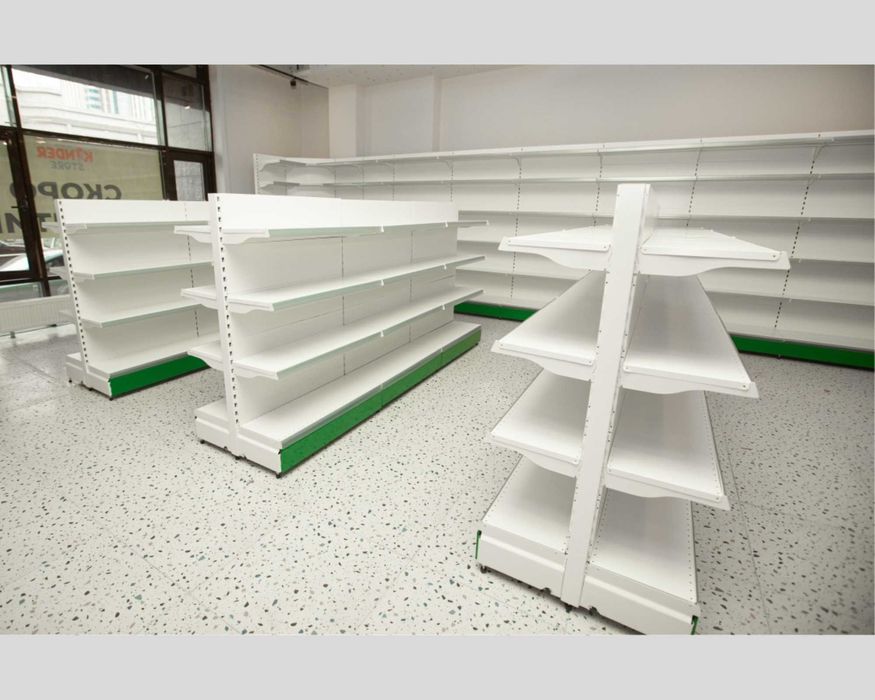 Стеллаж металлический сборный, полка стеллаж, полка металлическая tats