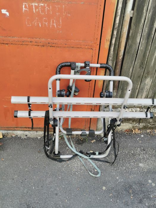 Portbagaj biciclete pe roata de rezervă sau haion