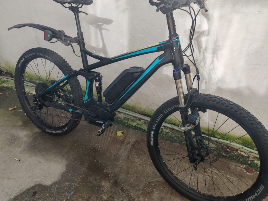 Bicicleta electrica full suspensi