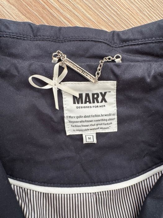 Дамско сако MARX M - тъмно синьо, вталено