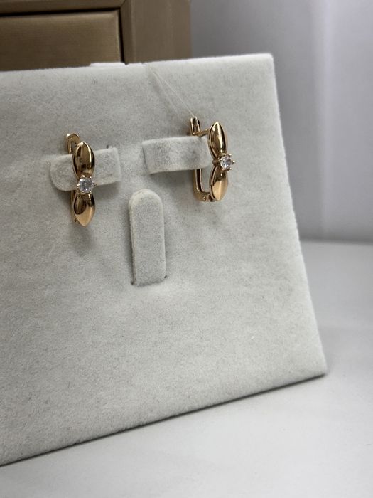 Золотое серьги/техно голд