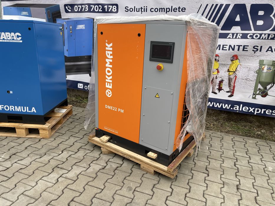 Compresor cu surub EKOMAK 30hp /22kw Inverter -Magneti permanenti