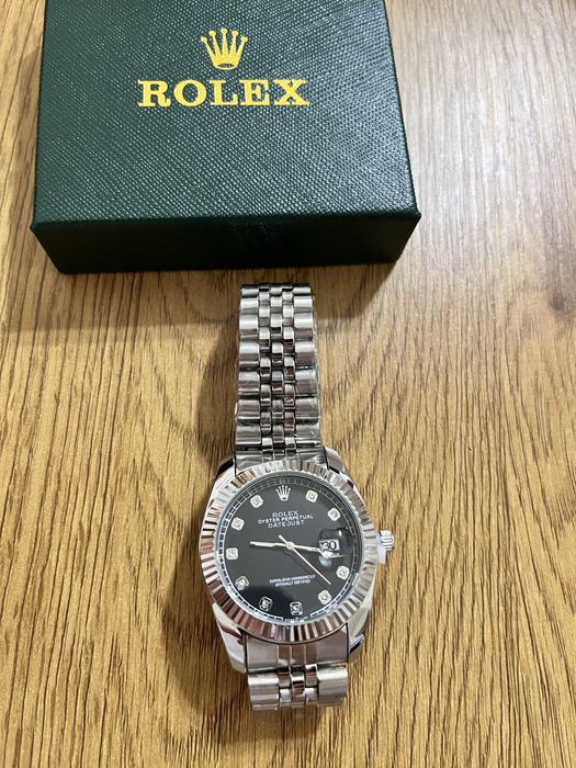 Ceas Rolex Oyster Perpetual Datejust – nou, cadran negru, în cutie
