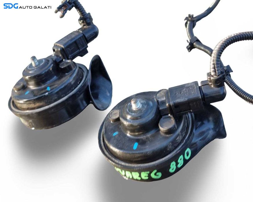 Set Claxon Claxoane Volkswagen Touareg 7L 3.0 TDI 2003 - 2010 Cod 6N0951223A, 6N0951223 [LR3433]