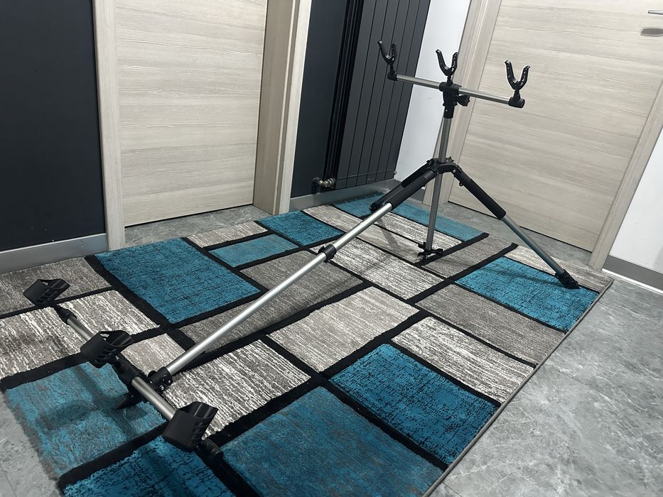 Rod Pod Tip Tripod pentru Pescuit Feeder & Crap – Stabil, Reglabil, cu Husă Inclusă