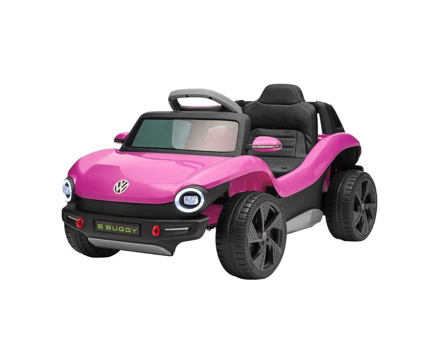 ТОП ЦЕНА!НОВО!Акумулаторна кола Volkswagen E Buggy Pink с 12V батерия,меки гуми