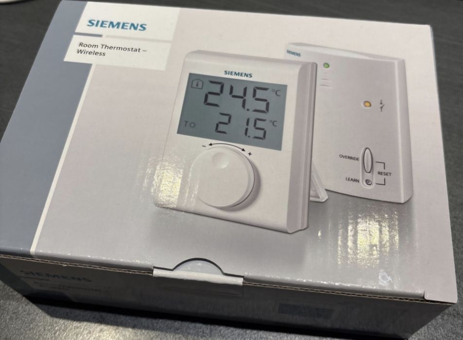 Termostat wireless Siemens RDH100RF, Nou nout