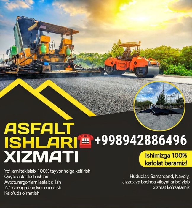 Асфалът хизмати Asfalt xizmati