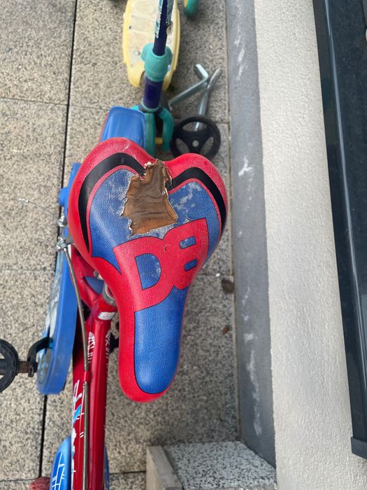 Bicicleta Spiderman pentru copii  + Trotineta