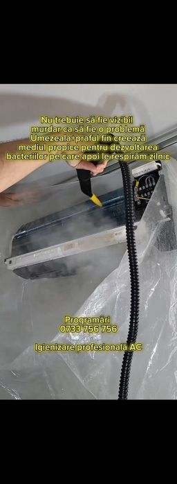 IGIENIZARE aer condiționat, încărcare freon, montaj, revizie, curățare