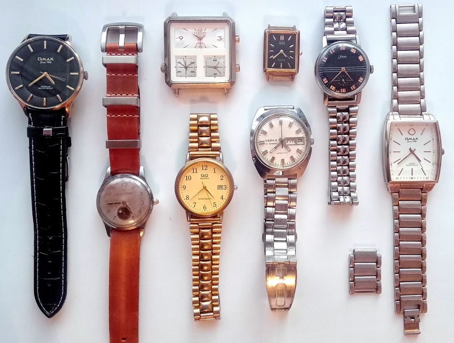 Продам мужские механические и кварцевые наручные часы СССР и Японии