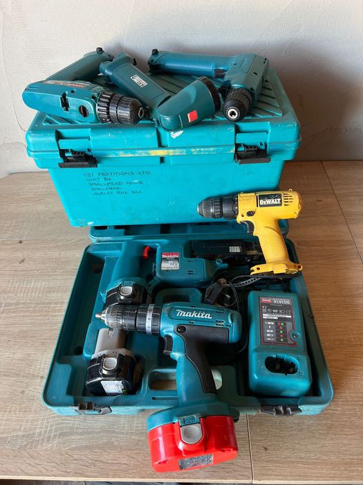 6 бр. Makita & Dewalt Акумулаторни инструменти