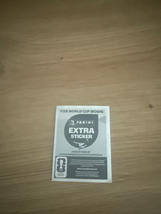 Cartonas panini extra sticker