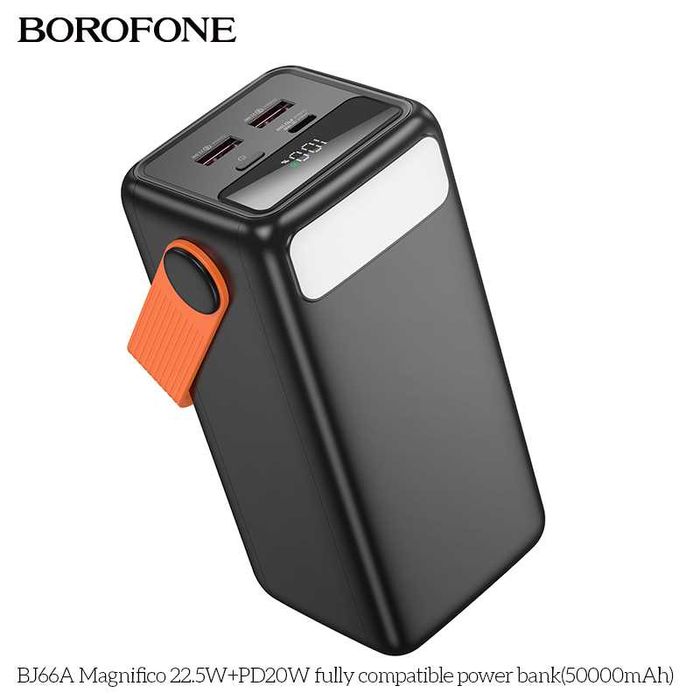 Borofone BJ66A Magnifico Power Bank 50000mAh PD20W+22.5W For iPhone 16