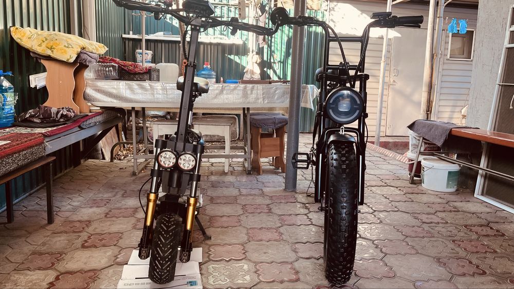 Продаю электро самокат и электро велосипед