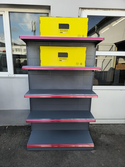 Ново Търговско оборудване стелажи магазин супермаркет