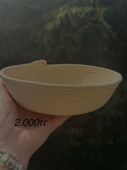 Корзинки из шнура