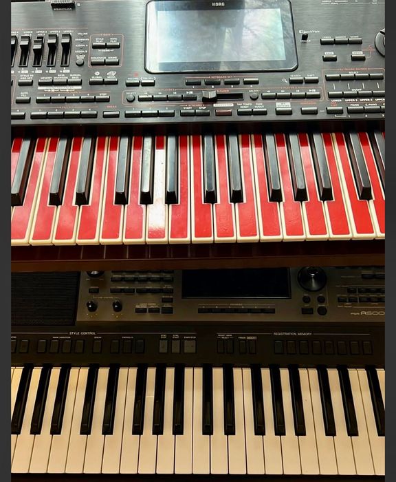 Корг ,korg черни лепенки стикери за клавиатура