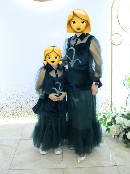 Платье мама и дочка