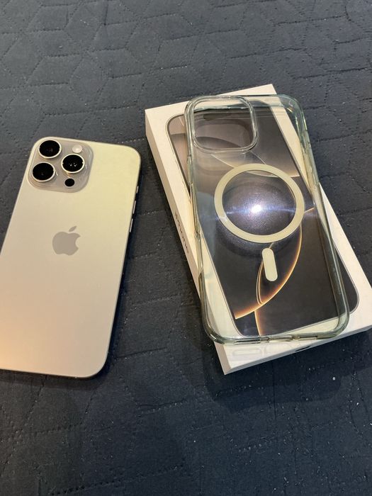 Продавам Iphone 16 Pro Max 256GB Natural battery 100%