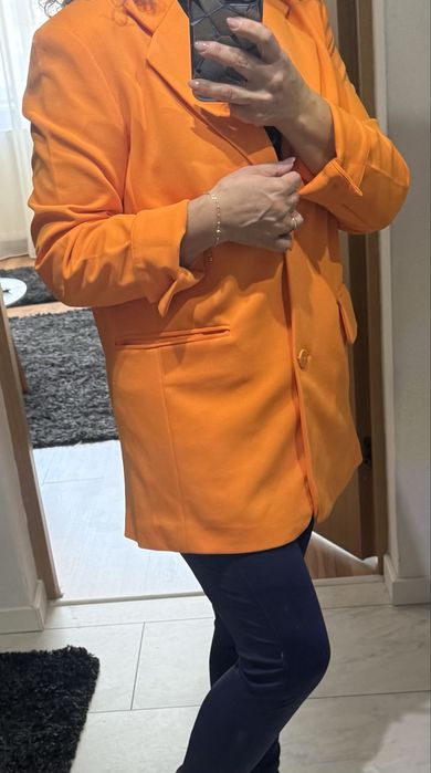 Sacou orange M Sinsay