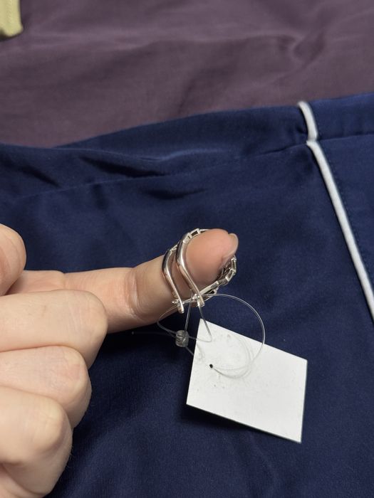 Серьги Bvlgari Serpenti белое золото