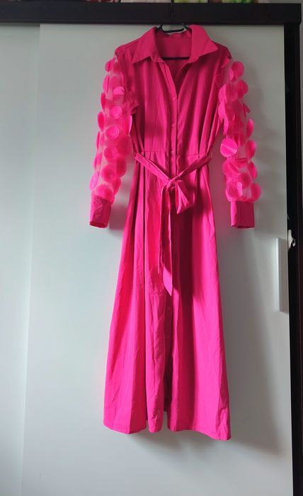 Rochie deosebita roz fuchsia