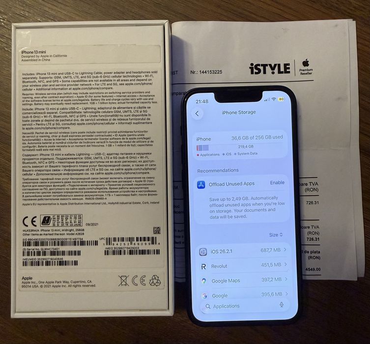 iPhone 13 Mini 256 GB