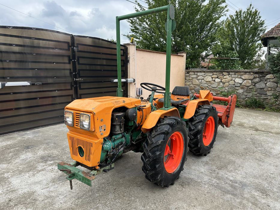 Motocultor tractoras 4x4 diesel Goldoni 2 pistoane cu freza