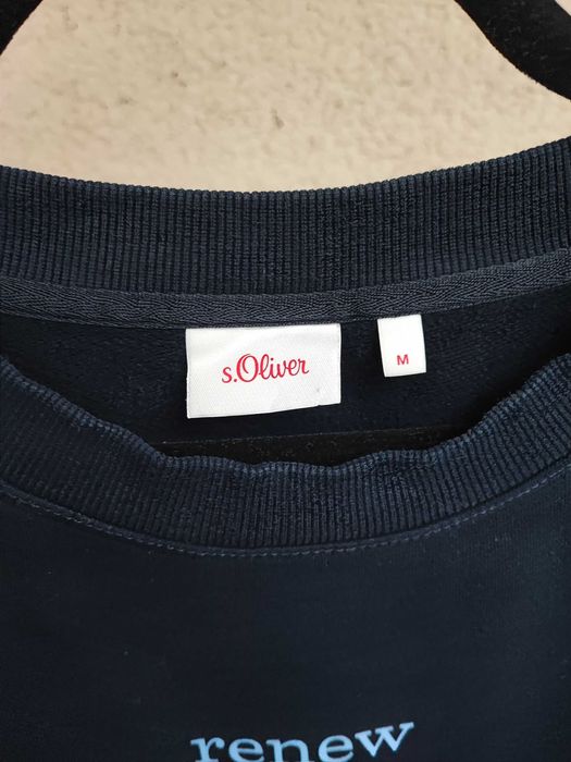 Pulover s.Oliver bleumarin, bumbac, mărimea M