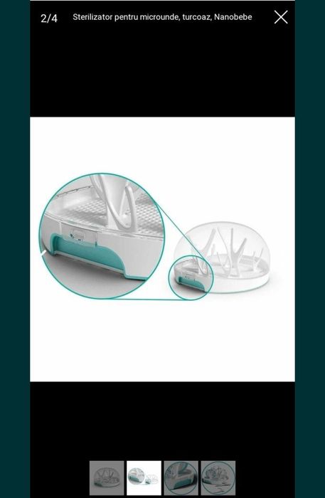 Sterilizator pentru microunde