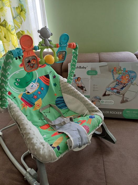 Chipolino шезлонг -люлка Baby Spa зелен