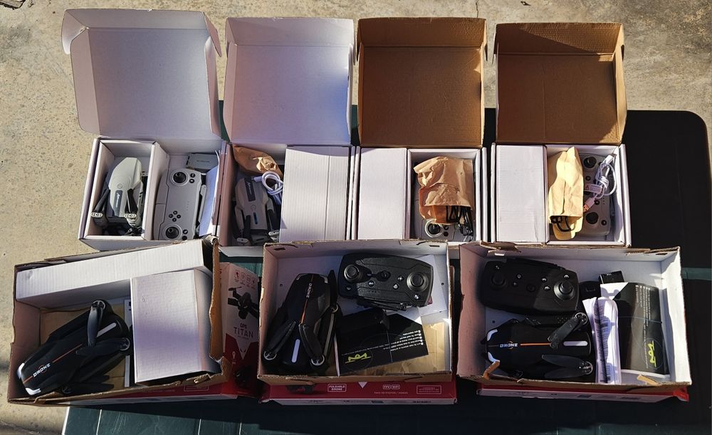 Дронове 7 броя + 1 брой без кутия