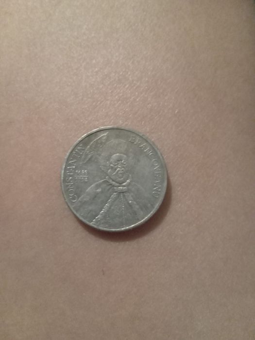 Moneda 1000 Lei an 2001 Constantin brâncoveanu