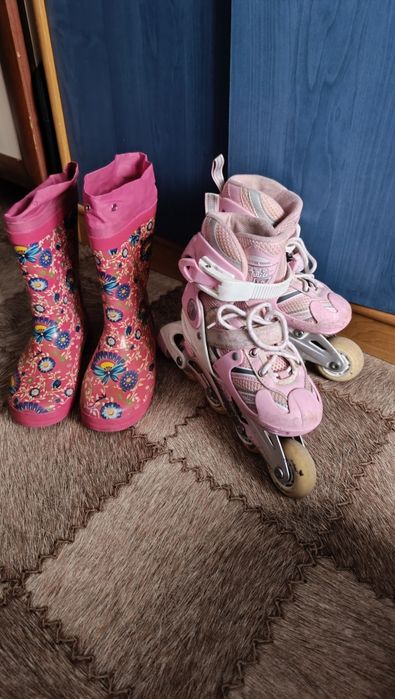 Бесплатно нуждающимся. детские раздвижные роликовые коньки.