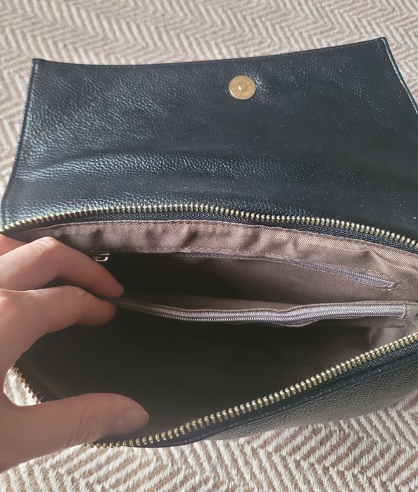 Клатч из натуральной кожи