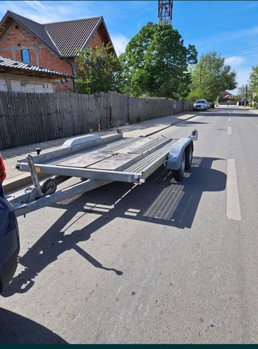 Închiriez platformă 2 axe și remorca 1 axa