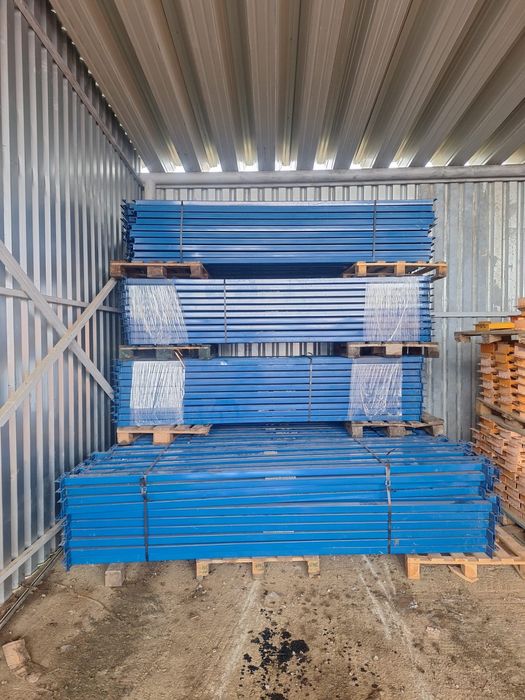 Vand rafturi metalice profesionale reglabile pentru euro paleti