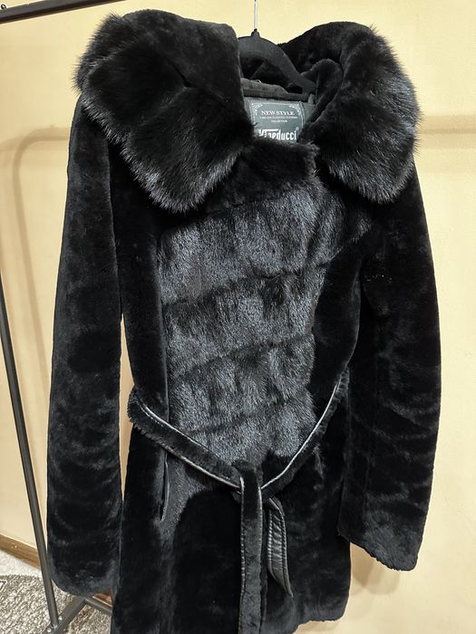 Шуба мутон норка