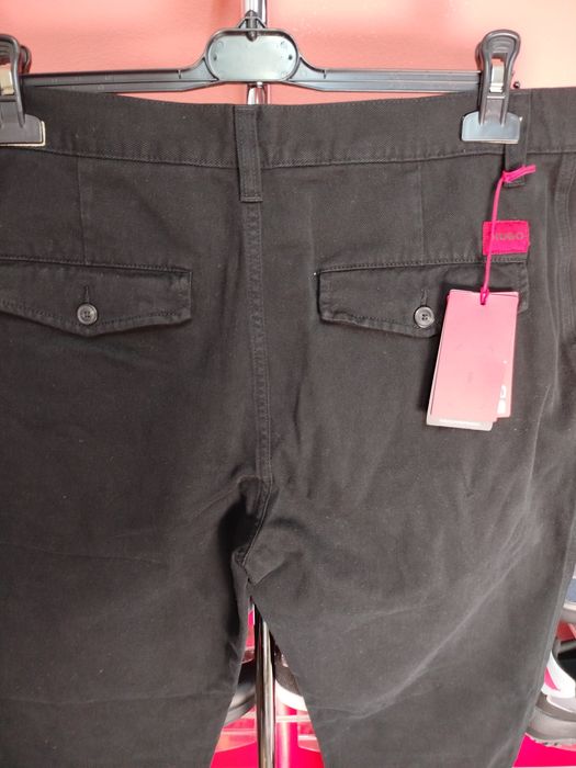 Оригинален панталон Hugo Boss Zeebo W34 Нов мъжки дънки чернен
