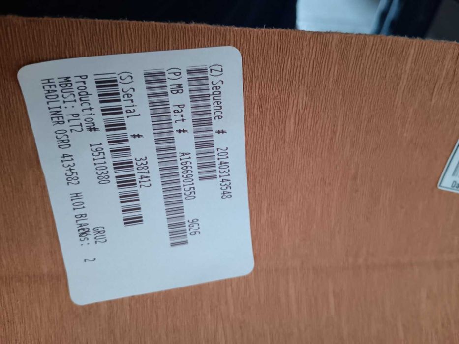 Черен таван Mercedes GL X166