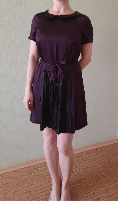 Платье, черничное , весна/лето